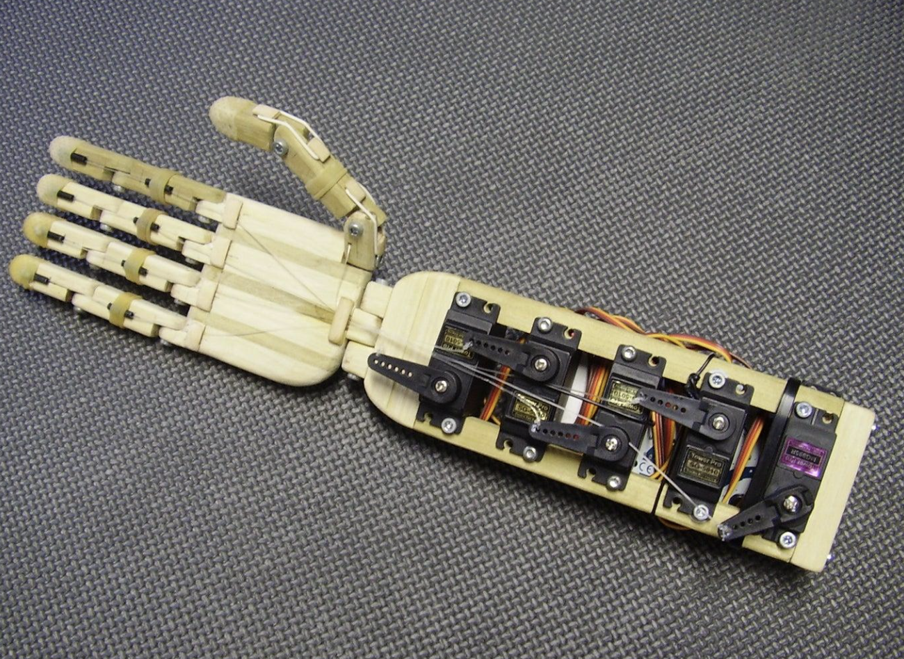 Robotic prosthetic hand prototype