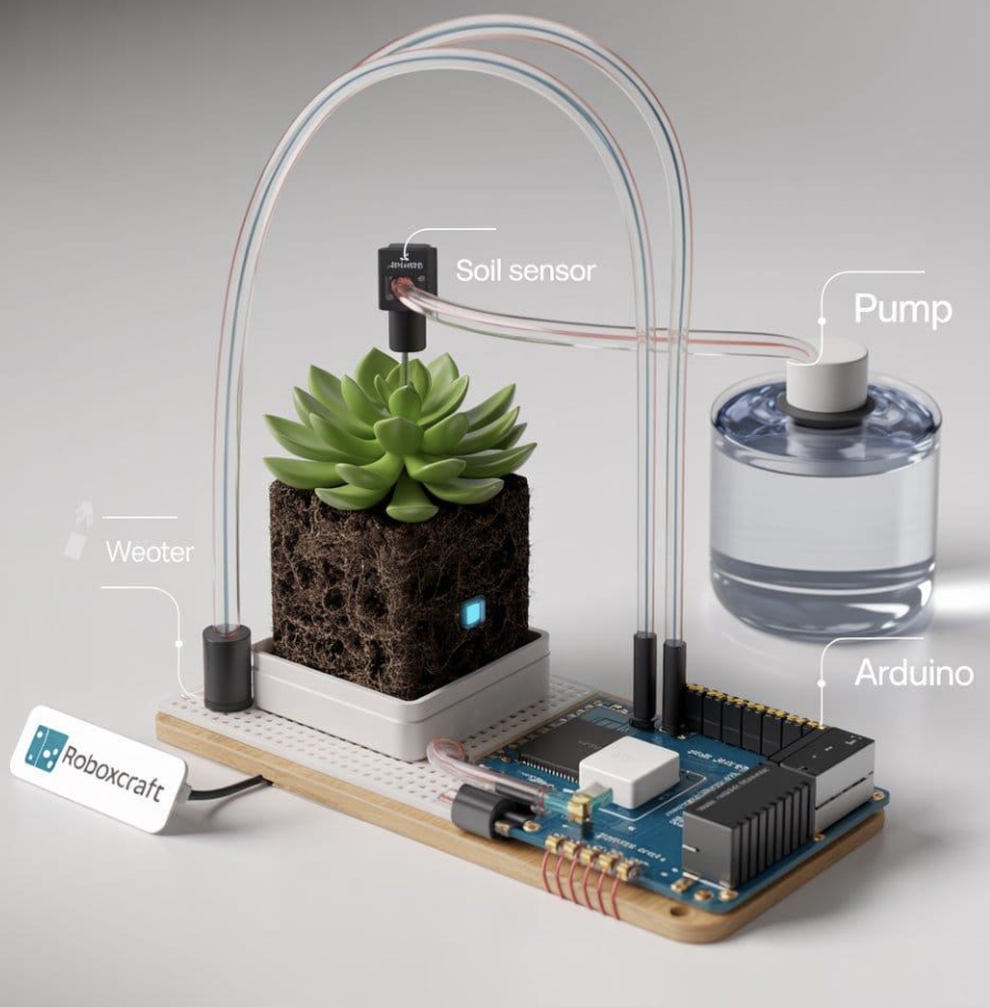 Automatic plant watering system